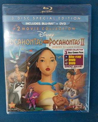 Pocahontas+Pocahontas II-2 dvd+1 bluray