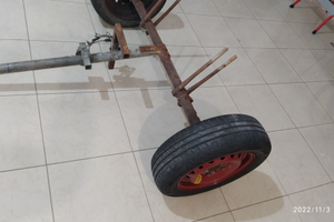 Carrello porta motozzappa