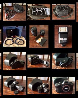 Yashica Reflex 108 multiprogram 1980 set completo