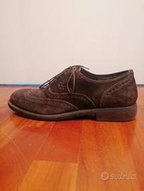 Scarpe camoscio marroni uomo 41 Progetto R. 