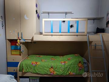 Cameretta a ponte 3 letti 