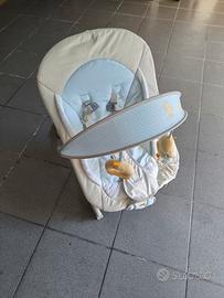 Sdraietta neonato con vibrazione e musica