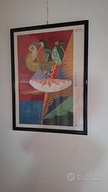 Quadro stampa futurista – Fortunato Depero “Baller
