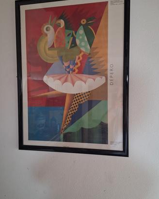 Quadro stampa futurista – Fortunato Depero “Baller