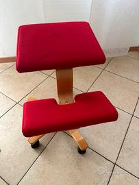 Sedia Stokke ergonomica con ruote