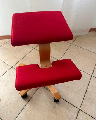 Sedia Stokke ergonomica con ruote