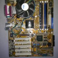 s/madre Asus p5p800 pentium4 completa più s/video 