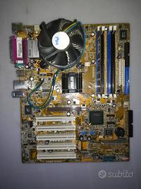 s/madre Asus p5p800 pentium4 completa più s/video 