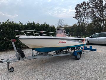 OPEN 4.30m 40CV con CARRELLO, CUSCINI E TENDALINO