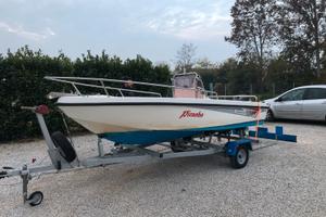 OPEN 4.30m 40CV con CARRELLO, CUSCINI E TENDALINO