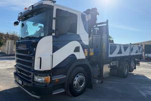 Scania G360 ribaltabile e gru Palfinger