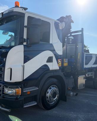 Scania G360 ribaltabile e gru Palfinger