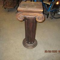 Colonna in legno massiccio anni 70