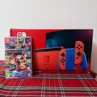 Nintendo switch limited super mario + Mario kart 8