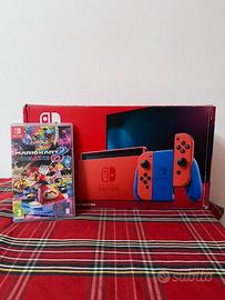 Nintendo switch limited super mario + Mario kart 8