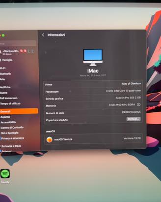 Imac 2017 21 pollici 4K