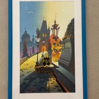 Quadro originale – Artista di strada di Praga