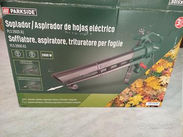Aspiratore, soffiatore, trituratore per foglie