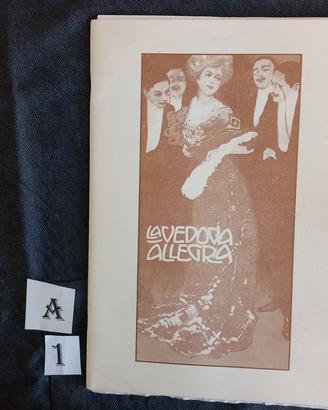 Brochure musicol Vedova Allegra