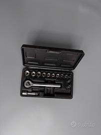 Set di chiavi a bussola con Cricchetto + custodia