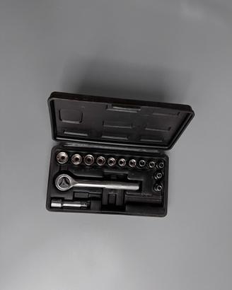 Set di chiavi a bussola con Cricchetto + custodia