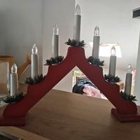 Decorazione natalizia con luci