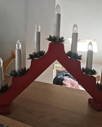 Decorazione natalizia con luci