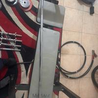 Panca multifunzionale regolabile con leg station