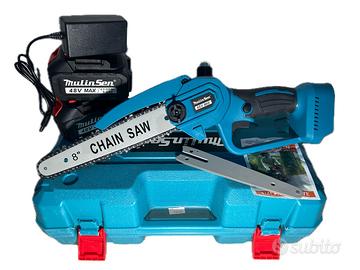 Motosega a batteria 48V per potatura con oleatore