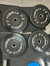 Bumper Pesi KingsBox -  Gommati dischi 50mm
