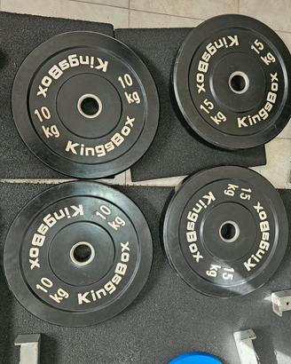 Bumper Pesi KingsBox -  Gommati dischi 50mm
