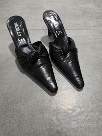 sabo' in pelle nera n 34