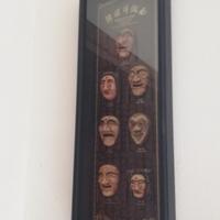 Collezione miniature maschere Koreane