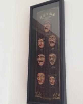 Collezione miniature maschere Koreane