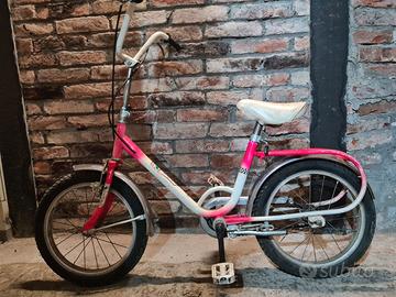 bici raggio 16 e triciclo vintage