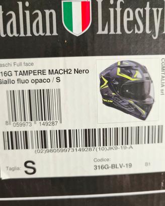 casco CGM   316 G Tampere mach2 nero fluo 