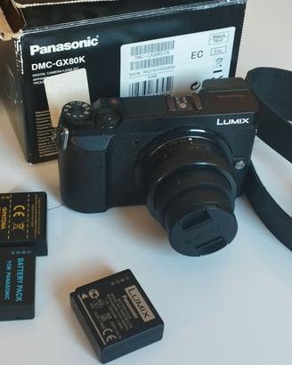 lumix gx 80 con due obbiettivi