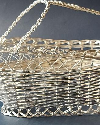 Cestino Porta Bottiglie Silver Francia anni '70