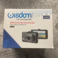 Specchio retrovisore con videocamera HD