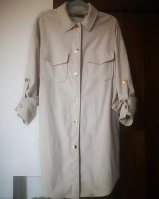 Abito camicia beige Zara