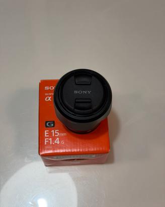 Sony E 15 mm F1.4 G