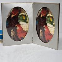 antica cornice portafoto in argento 800 nuova