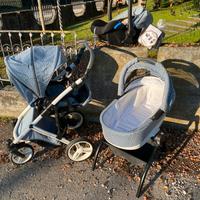 Passeggino trio momon vernuji ed. limitata jeans