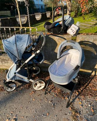 Passeggino trio momon vernuji ed. limitata jeans