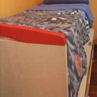 Letto rialzato con secondo letto 