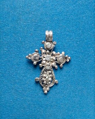 Ciondolo gioiello antico Pendente croce