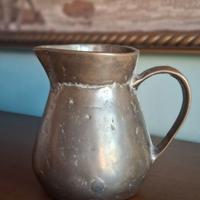 Vaso Boccale Ottone Massiccio Vintage