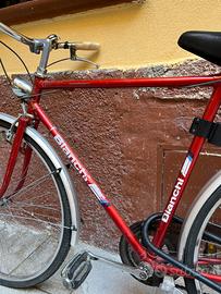 Bicicletta BIANCHI rossa metallizzata uomo