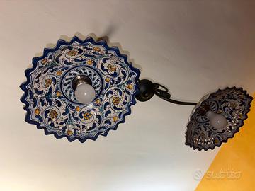 lampadario (bilanciere) autentico di Caltagirone 