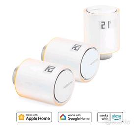 Valvole termostatiche  intelligenti Netatmo pack 3
